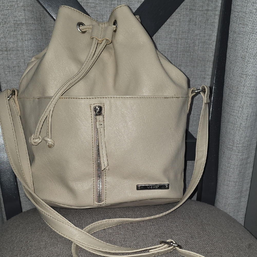 Nine West Cream Crossbody Bag